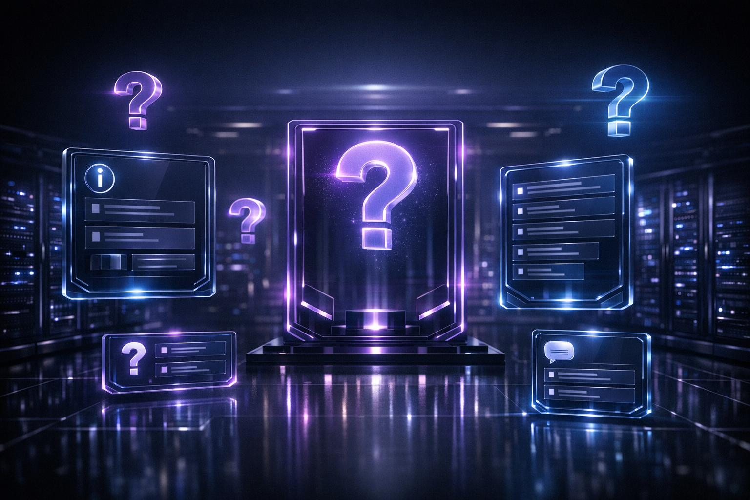 FAQ und Support Visual